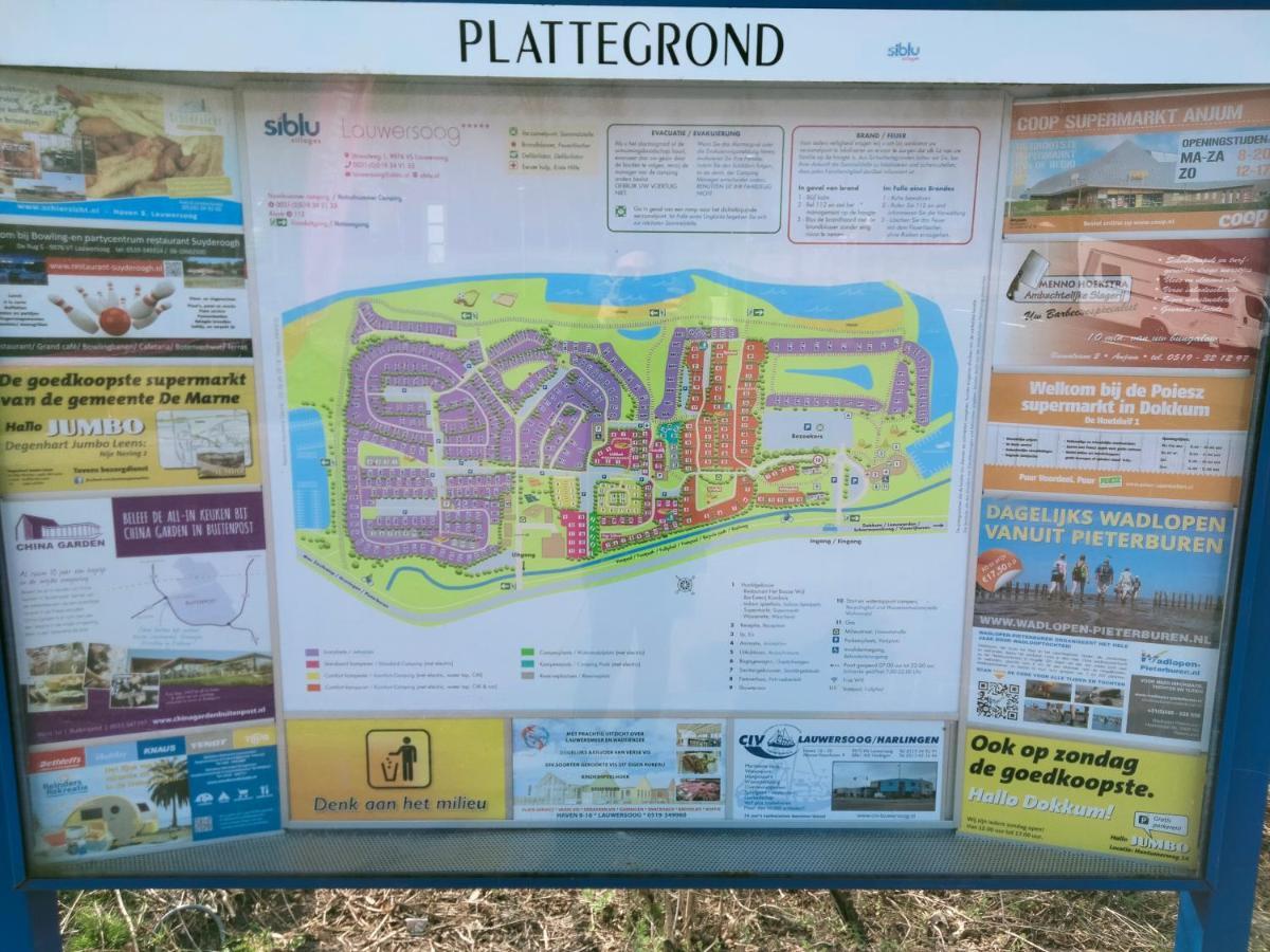 Bj Chalets - De Rug 3 - Vakantiepark Lauwersoog - Luxe Chalet Met Vaatwasser En Inloopkast! Vroege Incheck! Met Airco! Bagian luar foto