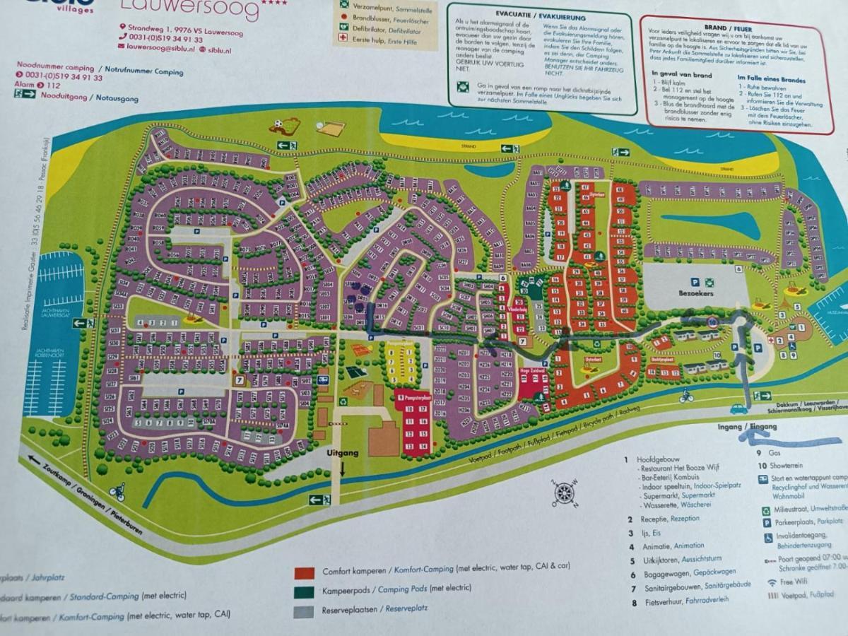 Bj Chalets - De Rug 3 - Vakantiepark Lauwersoog - Luxe Chalet Met Vaatwasser En Inloopkast! Vroege Incheck! Met Airco! Bagian luar foto